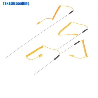 SENSOR Takashiseedling เซ็นเซอร์ควบคุมอุณหภูมิ 100 / 150 / 200 / 500 มม . K - Type Thermocouple Probe