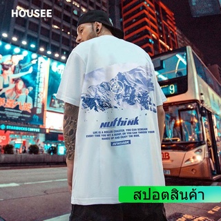 S-8XL ญี่ปุ่น Harajuku สไตล์ INS Tide ยี่ห้อ Snow Mountain Letter พิมพ์เสื้อยืดแขนสั้นสำหรับผู้ชายและผู้หญิงคู่แฟชั่นอิน