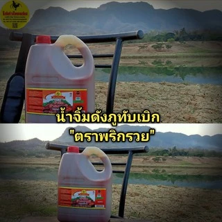 #ตราพริกรวย#น้ำจิ้มดังภูทับเบิกแกลอนขนาด 5ลิตร
