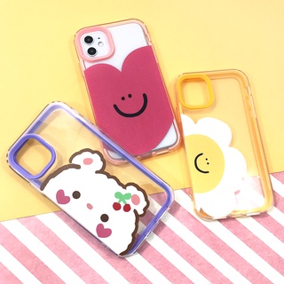 Case i11/ i13/ i13 Pro/ i13 ProMax/ พร้อมส่งจากไทย!! เคสประกบ 2 ชิ้นขอบสี เคสมือถือแฟชั่น เคสการ์ตูน TPU