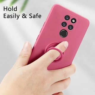 เคส Huawei Mate 20 Pro X โทรศัพท์มือถือซิลิโคนกันกระแทกพร้อมแหวนแม่เหล็กสําหรับ