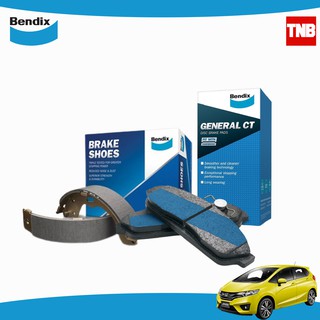 Bendix ผ้าเบรคหน้า Honda City GM6 Jazz GK City Turbo 1.0 ปี 2014-2021 ผ้าดิสเบรคหน้า เบนดิกซ์ ฮอนด้า แจ็ส ซิตี้ เทอร์โบ