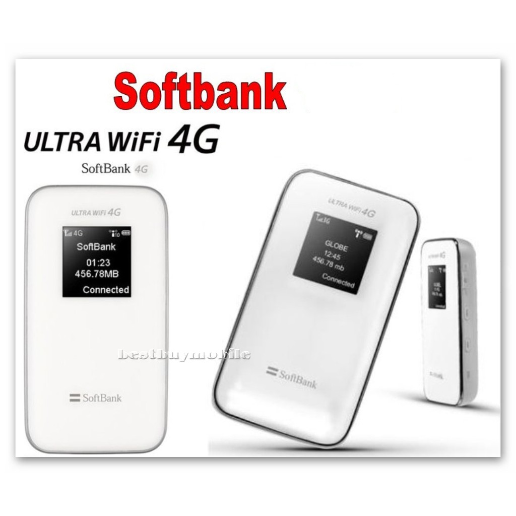 Pocket WiFi Router unlocked WiFi SoftBank 102Z Hotspot 4G LTE ** 4G ...