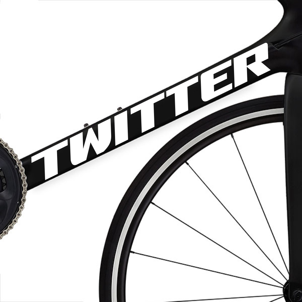 Twitter Bicycle Sticker Pack - สติ๊กเกอร์รูปลอกจักรยาน