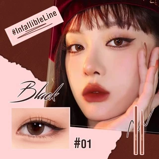 PINKFLASH #Infallibleline Hyperfine อายไลเนอร์เจลแบบเรียบหลายสีกันรอย