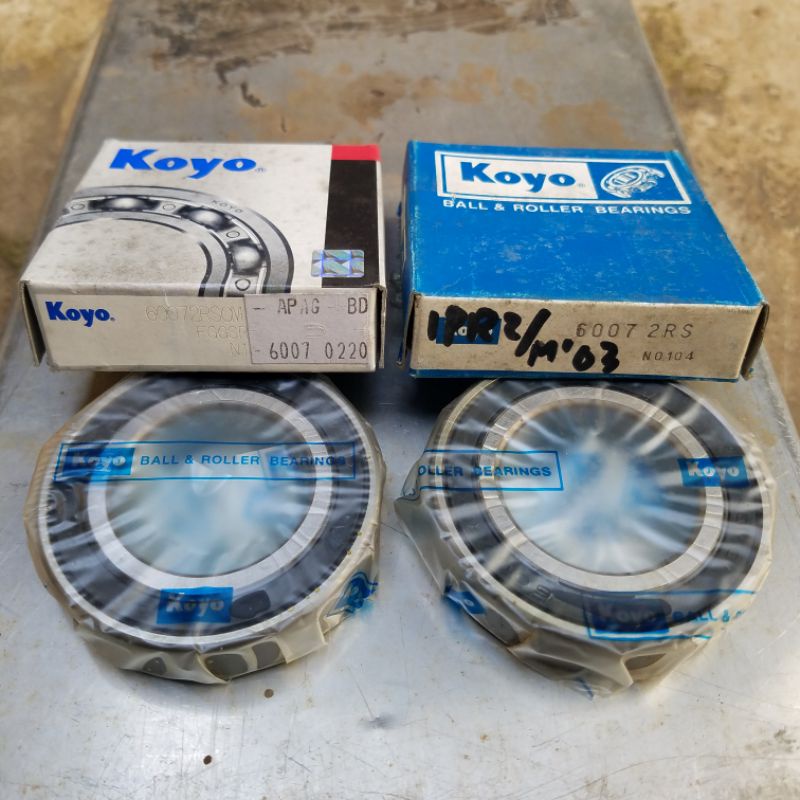 แบริ่ง 6007 60072rs ghb stt koyo ori 1pc.