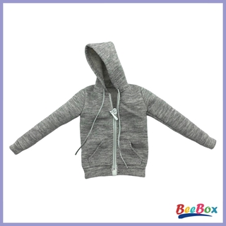 Beebox 1 / 6 เสื้อกันหนาวมีฮู้ดแต่งซิปสําหรับผู้หญิง 12 นิ้ว