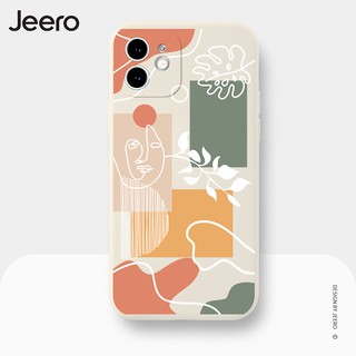 JEERO เคสไอโฟน เคสซิลิโคนนุ่มกันกระแทกการ์ตูนตลก เคสโทรศัพท์ Compatible for iPhone 13 12 11 Pro Max SE 2020 X XR XS 8 7 6 6S Plus พลัส XYC1010