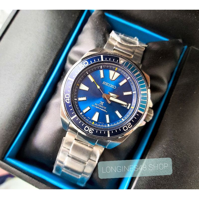 นาฬิกาข้อมือ Seiko samurai blue lagoon SRPB09K1