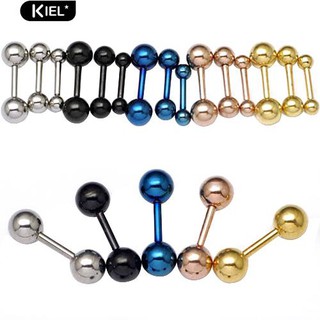 Kiel ลูกล้อเหล็กกล้าไร้สนิม 1 คู่ 3mm 4mm 5mm Ear Studs ต่างหู