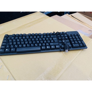 คีย์บอร์ด USB Keyboard MD-TECH รุ่น KB-670 Black Thai/Eng (Black) มือสองมีประกัน