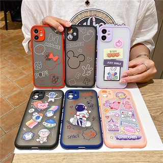 เคสหลังด้านขอบสี รุ่น6 7 86plus 6splus 7plus 8plus 11/12 เคส#891