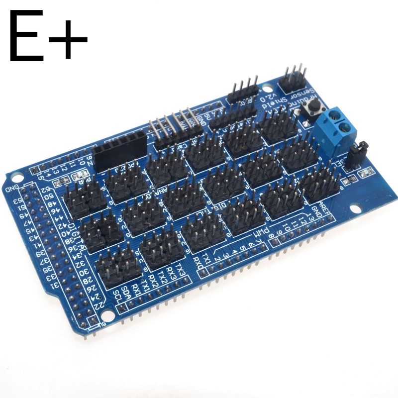 สําหรับ arduino Mega Sensor Shield V1.0 V2.0 บอร์ดพัฒนาขยายเฉพาะ Mega 2560 Sup IIC บลูทูธ SD Robot P