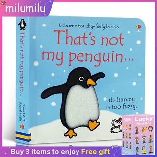 Thats Not My Penguin Usborne Christmas นั่นไม่ใช่ต้นฉบับภาษาอังกฤษหนังสือคริสต์มาสเพนกวินของฉัน