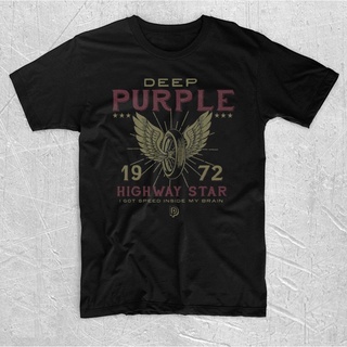 [S-5XL]เสื้อยืด วง Deep PURPLE - HIGHWAY STAR