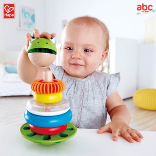 Hape - Mr. Frog Stacking Rings มิสเตอร์ฟร็อกเรียงลำดับ 12M+ รูปที่ 4