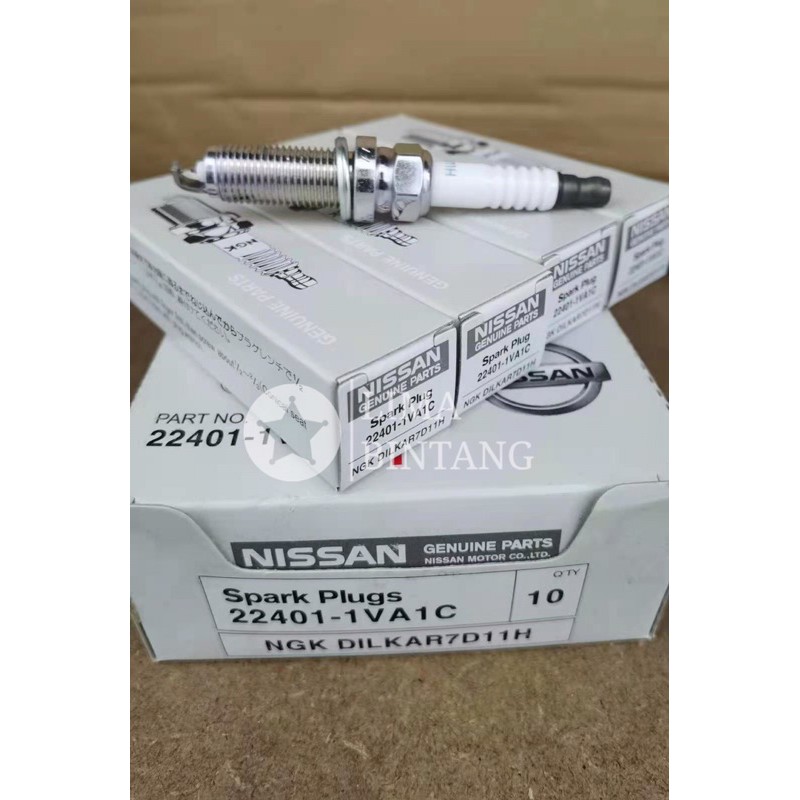 NISSAN OEM Iridium Plug DILKAR7D-11H, X-Trail T32 2.0, Serena C26 ต่อชุด 4 ชิ้น