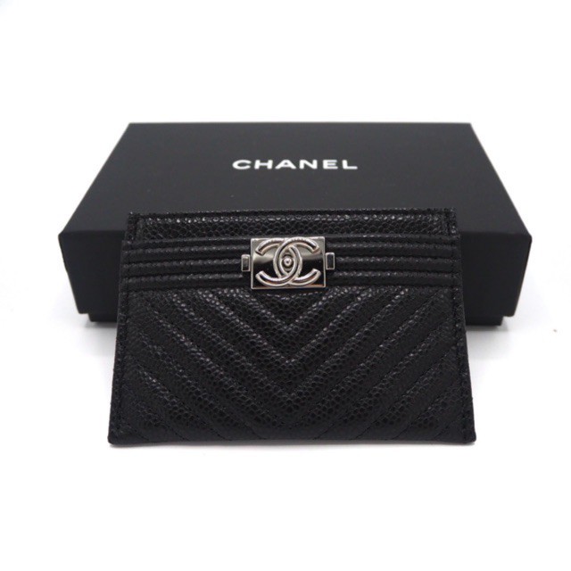 Chanel boy card case พร้อมส่ง ของแท้100%