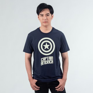 Marvel Mens Glow In The Dark T-Shirt เสื้อมาร์เวลผู้ชาย เทคนิคเรืองแสงในที่มืด สินค้าลิขสิทธ์แท้100% characters studio