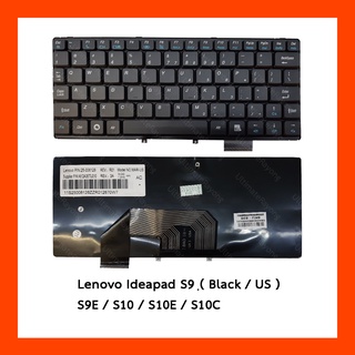 Keyboard Lenovo Ideapad S9 Black US แป้นอังกฤษ ฟรีสติกเกอร์ ไทย-อังกฤษ