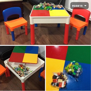 โต๊ะต่อเลโก้ Lego 2in1 Construction Table Set