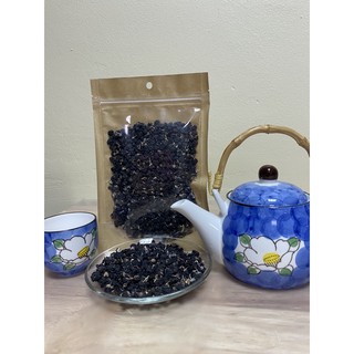 เก๋ากี้ดำ หนัก 100 กรัม Black Wolfberry ช่วยในการมองเห็น กินติดต่อกัน 14 วันทำให้ตาสว่างใสขึ้น