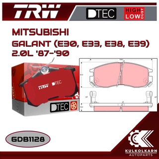 ผ้าเบรคหน้า TRW สำหรับ MITSUBISHI GALANT (E30, E33, E38, E39) 2.0L 87-90 (GDB1128)