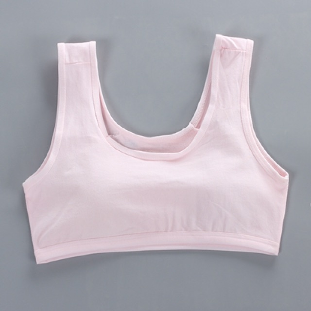 เสื้อในเด็ก first bra เสื้อในเด็กสาว แบบสวม  มีเสริมฟอง พร้อมส่ง ราคา ถูกที่สุด ดีลบีเคเค แกลเลอรีภาพที่ 3