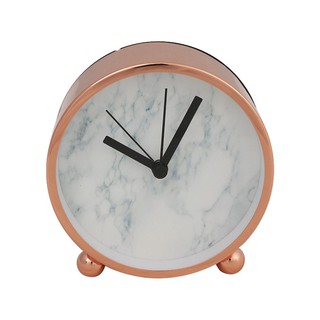 clock CLOCK METAL ROSADO 4INCHES COPPER HLS Home decoration Home &amp; Furniture นาฬิกา นาฬิกาตั้งโต๊ะโลหะ HOME LIVING STYLE