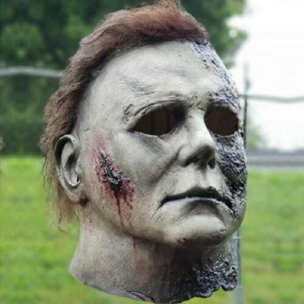 Michael Myers Mask Deluxe Adult Latex Halloween Horror Fancy Dress Killer Scary