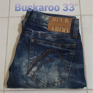 ยีนส์ใหม่ ยี่ห้อ buckaroo เอว 33 นิ้ว