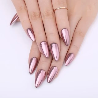 Born PRETTY ผงกลิตเตอร์ สีทอง แชมเปญ สีเงิน สีม่วง ชมพู สําหรับตกแต่งเล็บ