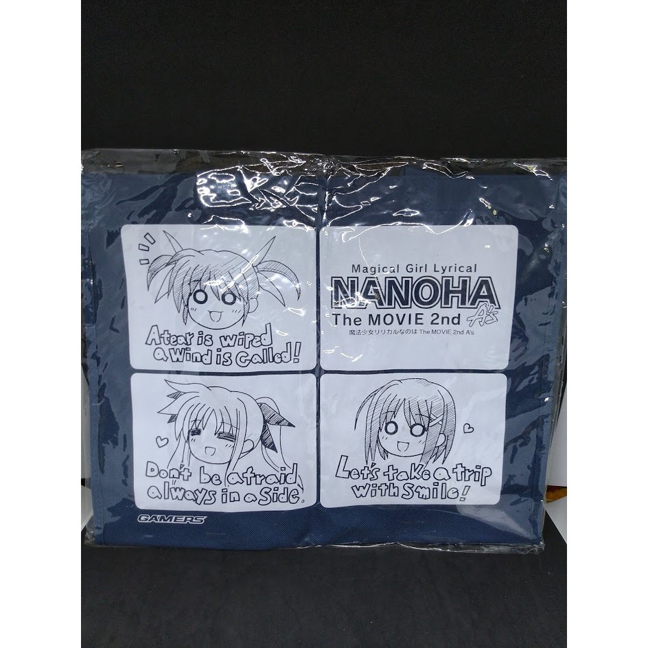 นาโนฮะ กระเป๋าผ้าที่ระลึกหนังนาโนฮะเดอะมูฟวี่2 (ของแท้ งานลิมิเต็ด หายาก) Magical Girl Lyrical Nanoha The Movie 2nd A's