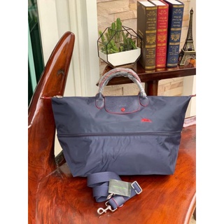 📮@1,490.-🔥🔥DUBBLE BONUS SALE 10% ➕🛒Free EMS🛒➕พวงกุญแจ💯LONGCHAMP LE PLIAGE CLUB TRAVEL BAG