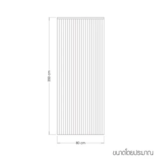 WSP มู่ลี่ มู่ลี่ประตู มู่ลี่ตกแต่ง มู่ลี่ประตูพิมพ์ลายเต็มผืน ขนาด 80x200 cm. รุ่น TK-46 (ลายสวยชัด มีลายให้เลือกเยอะ)