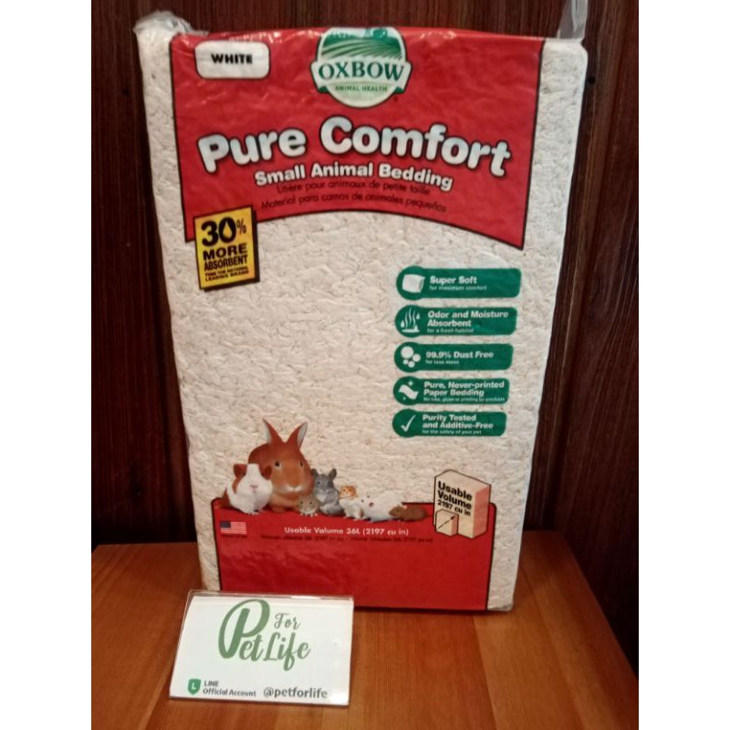 oxbow​ Pure​ Comfort​ Small​ Animal​ Bedding​ กระดาษ​รอง​กรง​ส​ำ​หรับ​สัตว์​เลี้ยง​