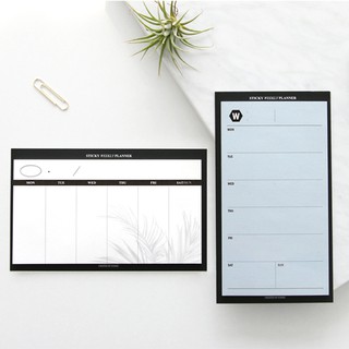 Sticky Weekly Planner แพลนเนอร์รายสัปดาห์