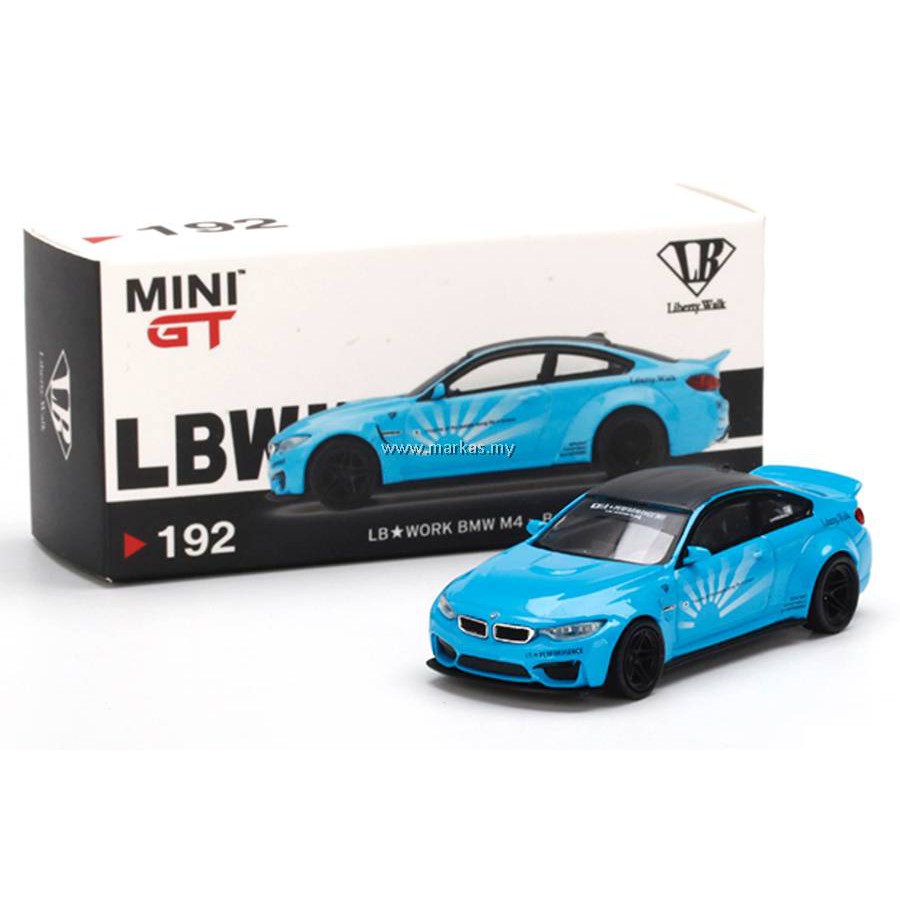 MINI GT 1/64 192 LB WORKS BMW M4 BABY BLUE