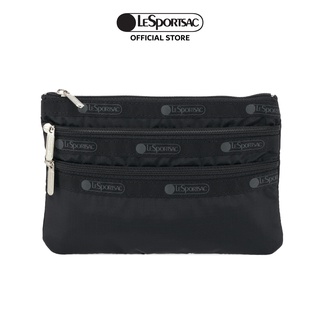 Lesportsac 3 Zip Cosmetic Bag กระเป๋าเครื่องสำอาง Style 7158