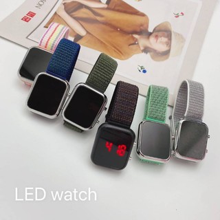 LEDwatch 💕💕สายผ้าหน้าปัด3.8 💥ประกันถ่าน1ปี