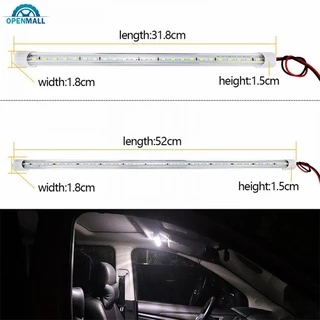 Om แถบไฟ LED 36 ดวง 12V 24V 24 ดวง สวิตช์เปิด ปิด สําหรับติดตกแต่งภายในรถยนต์ รถตู้ รถบรรทุก รถตู้ รถคาราวาน แคมป์ปิ้ง