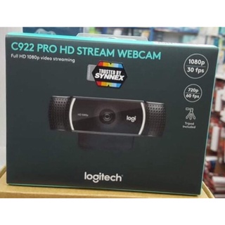 WEBCAM (เว็บแคม) LOGITECH C922 PRO HD STREAM WEBCAMมีประกัน