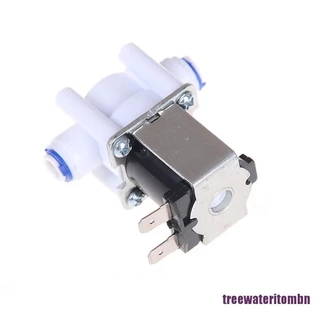 <mbn_hot>วาล์วน้ําไฟฟ้า 24V โซลินอยด์วาล์ว 1/4" การเชื่อมต่อท่อ RO