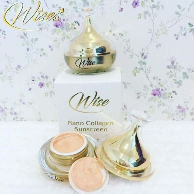 Wise Nano Collagen Sunscreen 12 g. ไวส์ ครีมกันแดดเนื้อนาโน