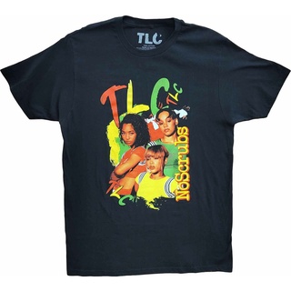 เสื้อยืดคอกลมใหม่ เสื้อยืดลําลอง แขนสั้น คอกลม ลาย TLC No Scrubs สีดํา สไตล์วินเทจ สําหรับผู้ชายS-5XL