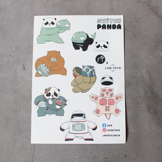 Sticker ไก่3 Switch panda blind Ver.02