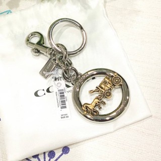 พวงกุญแจ รูปรถม้า HORSE AND CARRIAGE PENDANT BAG CHARM (COACH F32227)