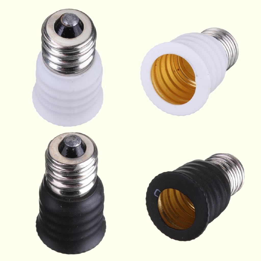 E14 to E14 Socket Base Halogen LED CFL Light Screw Bulb Adapter