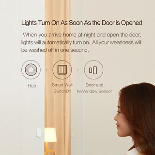 Aqara D1 สวิตช์อัจฉริยะ ควบคุมผ่านแอพ Aqara Smart Wall Switch D1 /Without Neutral/With Neutral/ Wire