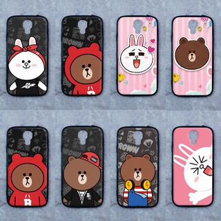 เคส Samsung S4 ลายหมีบราวน์  ขอบนิ่มหลังแข็ง เคสมือถือ เคสโทรศัพท์ Case